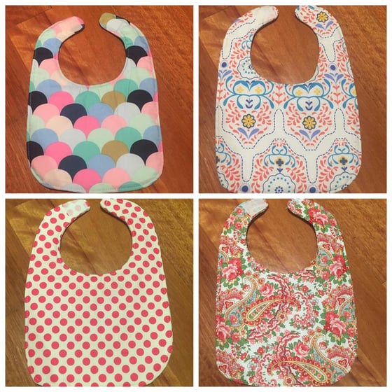 Image of GIRLS// Traditional Small Double Sided Bibs 