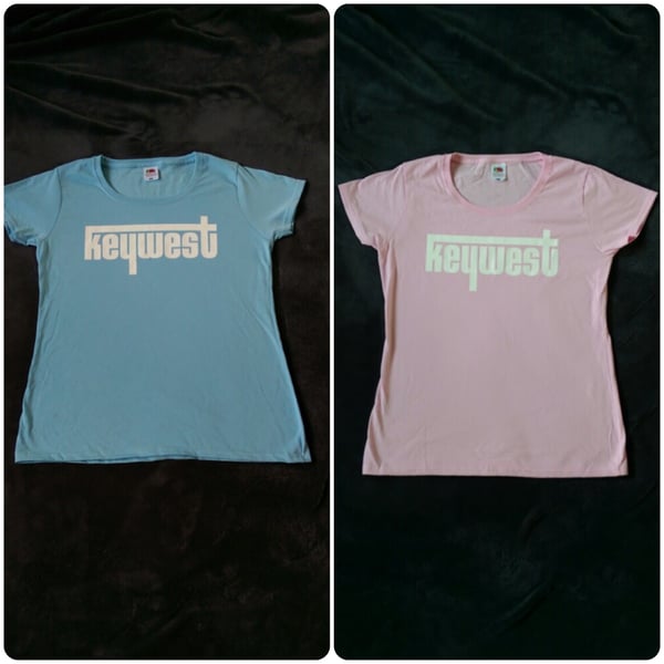 Image of Keywest Blue / Pink T-Shirt