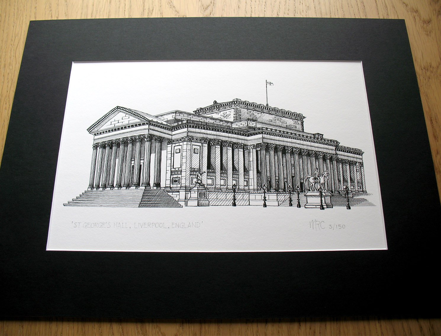 St George's Hall, Liverpool, Wedding Venue, luxury art print image