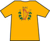 Hibs, Hibernian, HFC 1875 Harp & Shamrock T-shirts.
