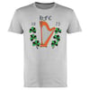 Hibs, Hibernian, HFC 1875 Harp & Shamrock T-shirts.