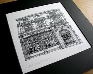 Krazyhouse Liverpool Art Print - The Krazy House - Limited Edition - Rock Club
