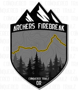 Image of "Archers Firebreak" Trail Badge