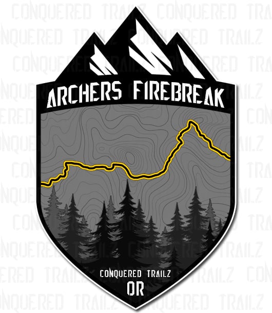 Image of "Archers Firebreak" Trail Badge