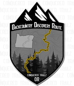 Image of Oregon "Backcountry Discovery Route" Badge