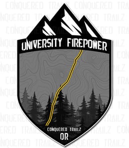Image of "University Firepower" Trail Badge