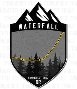 Image of "Waterfall" Oregon Trail Badge