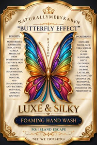 Image 2 of “BUTTERFLY EFFECT” LUXE & SILKY FOAMING HAND WASH FO: ISLAND ESCAPE 