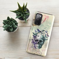 Image 12 of Colorful Human Skull and Butterflies Steampunk Style Tough case for Samsung®