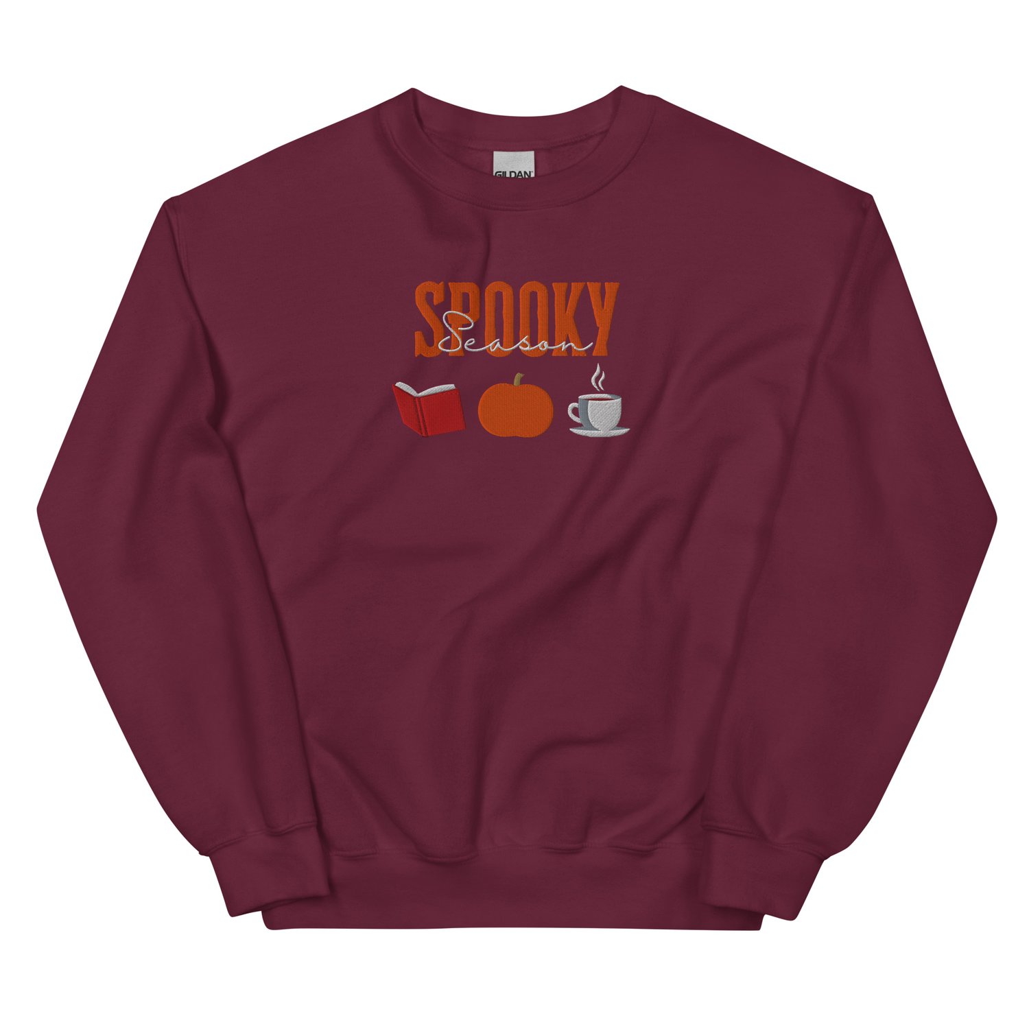 Image of Spooky season autumn colours Unisex Sweatshirt