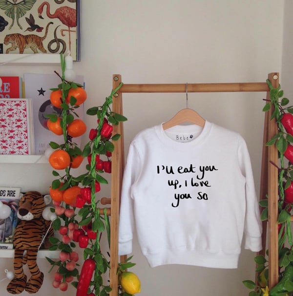Image of eat you up sweatshirt/tee