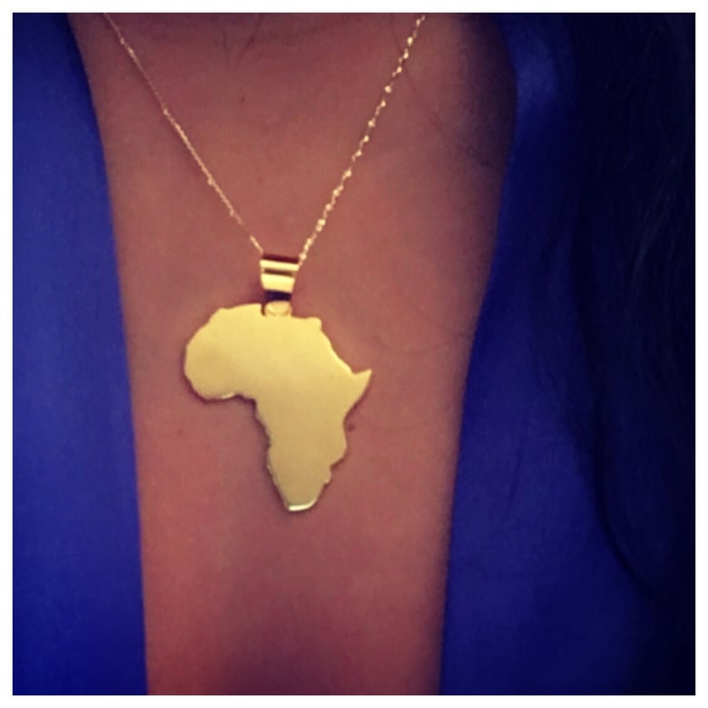 Image of I Love Africa necklace