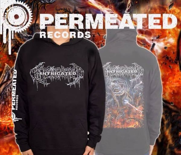 Image of Intricated - Vortex of Fatal Depravity - album art Hoodie - Preorder