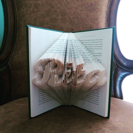 Image of Personalized name folded book