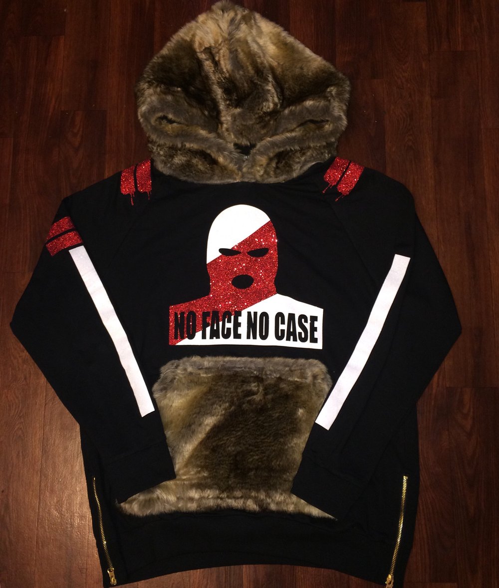 Image of OG 2tone Fur NoFaceNoCase Hoodie (EXCLUSIVE)