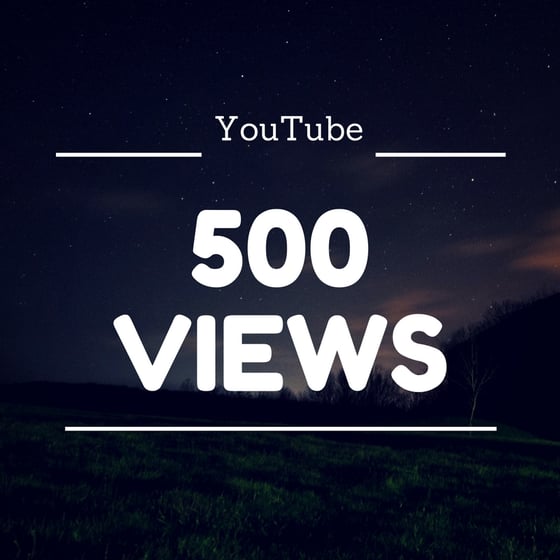 Image of YouTube 500 Views
