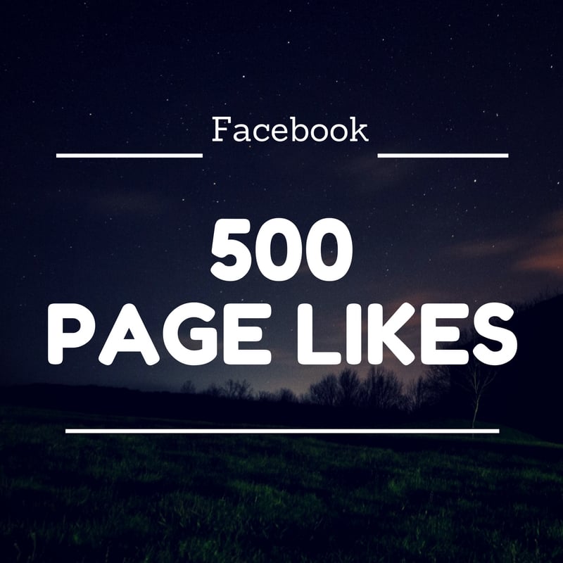 Image of Facebook FanPage 500 Likes