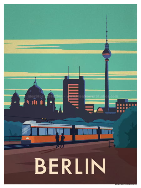 IdeaStorm Studio Store â€” Berlin City Poster