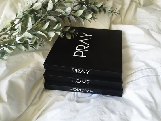 Image of LOVE.PRAY.FORGIVE Deluxe Journal Set