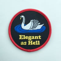 Image 3 of Elegant as Hell-iron on patch