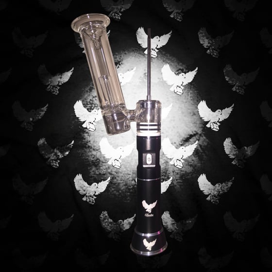 Image of Black Portable Battery Powered Dab Rig