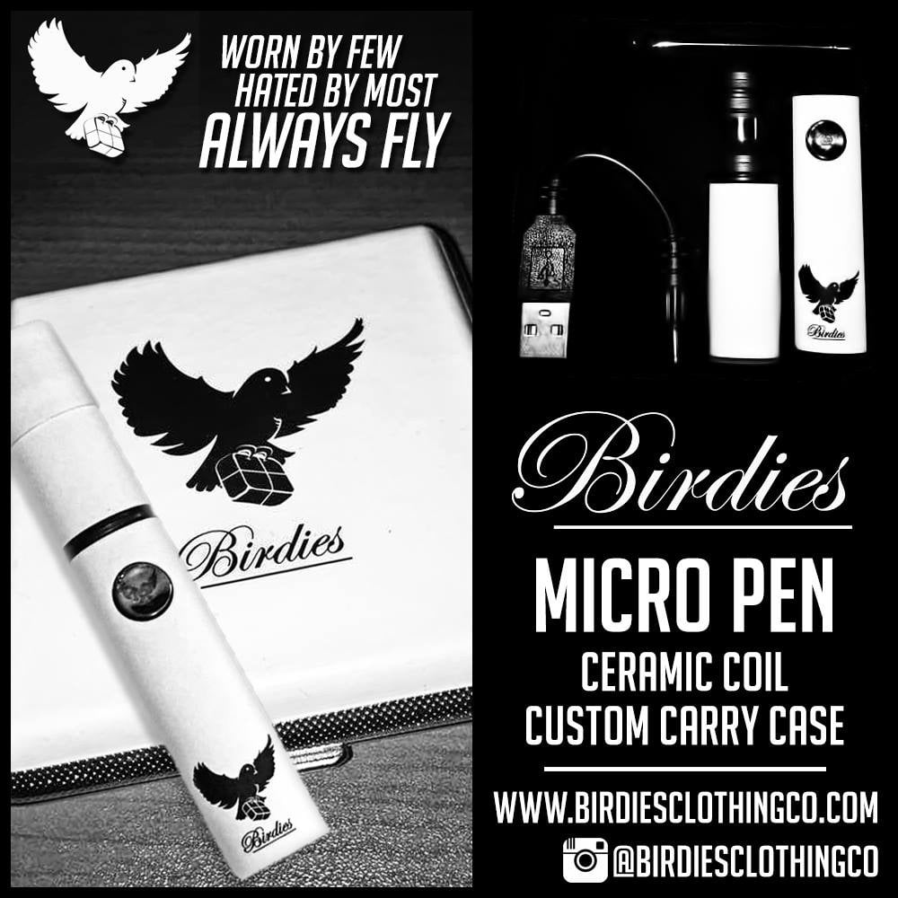 Image of A Birdies Micro Pen (Ceramic Coil & Custom Carry Case) (BLACK)