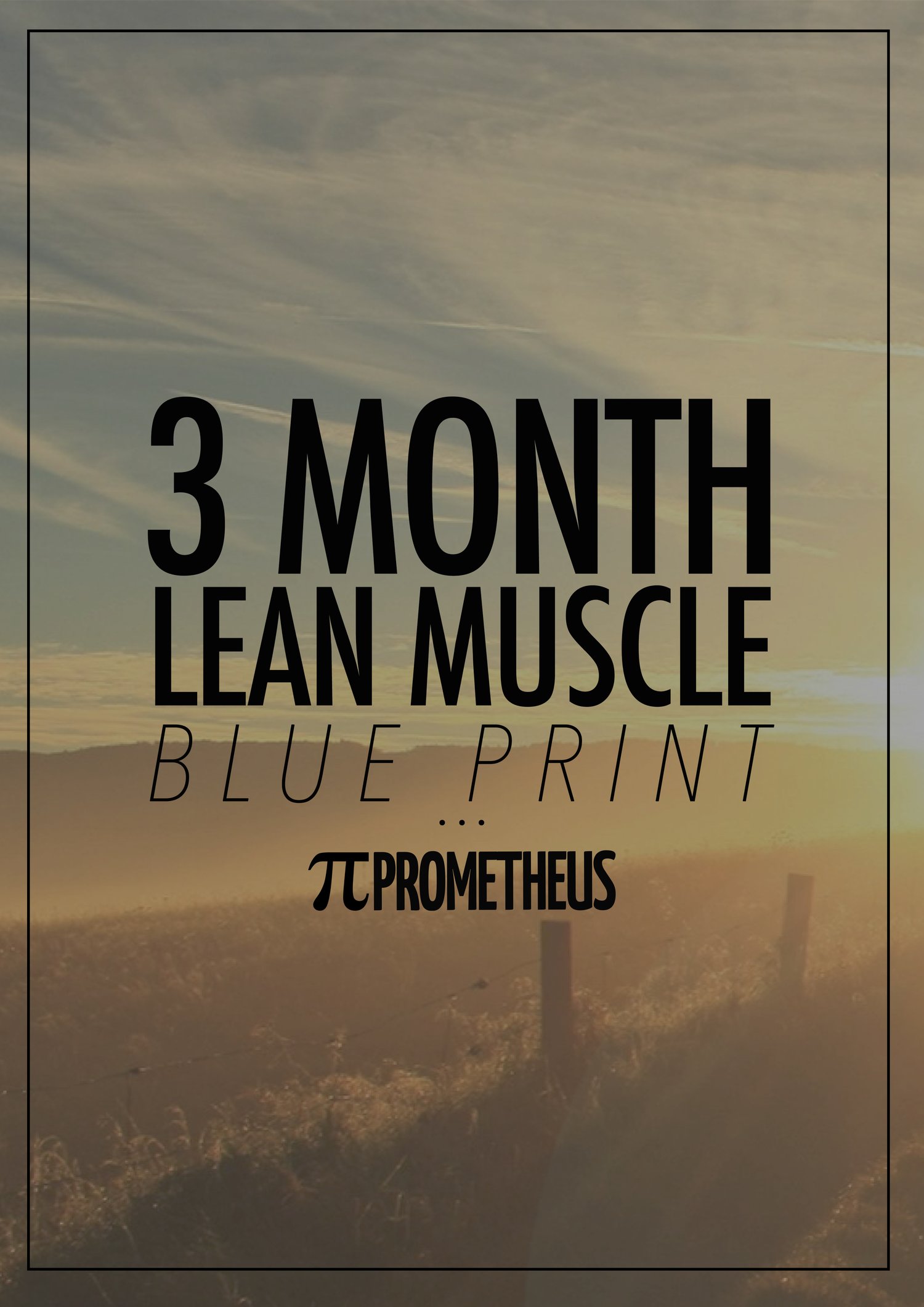 Image of 3 Month Lean Muscle Blue Print