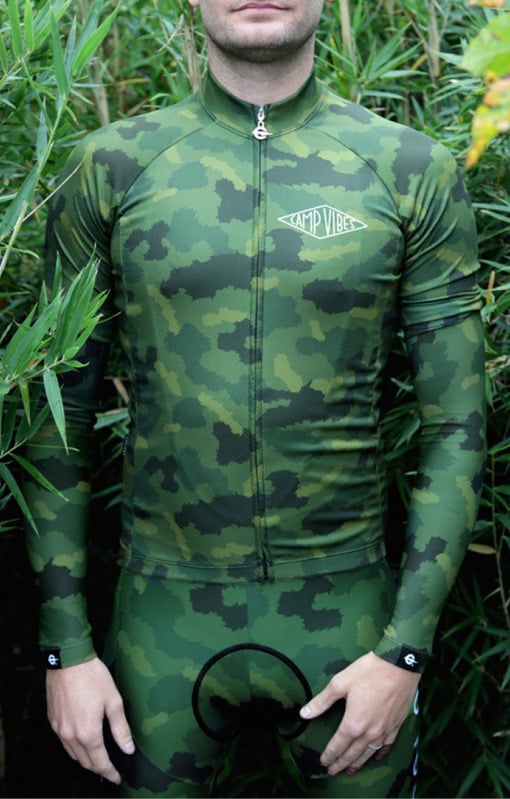 Image of Poler Green Furry Camo Skinsuit