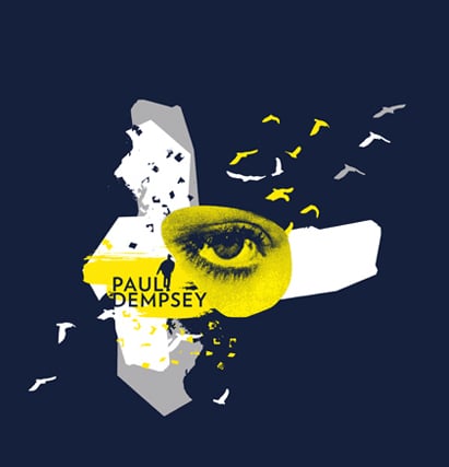 Image of Paul Dempsey 'Strange Loop' Tour T-Shirt -Navy