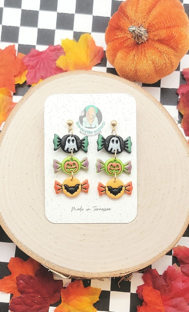 Image of Halloween Candy Dangles