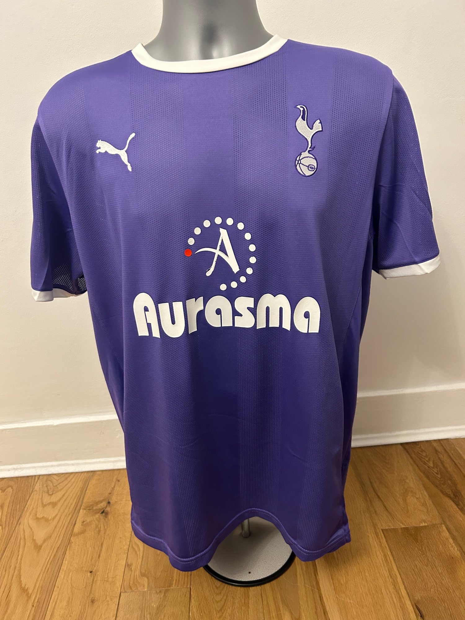 Image of Tottenham Hotspur “MODRIC 14” 2011/12 Away Shirt + PL patches (L)