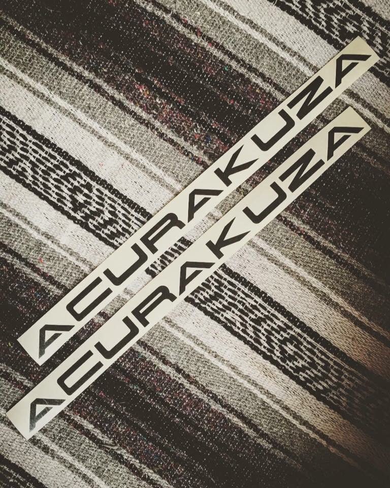 AcuraKuza — Lower Windshield Banner