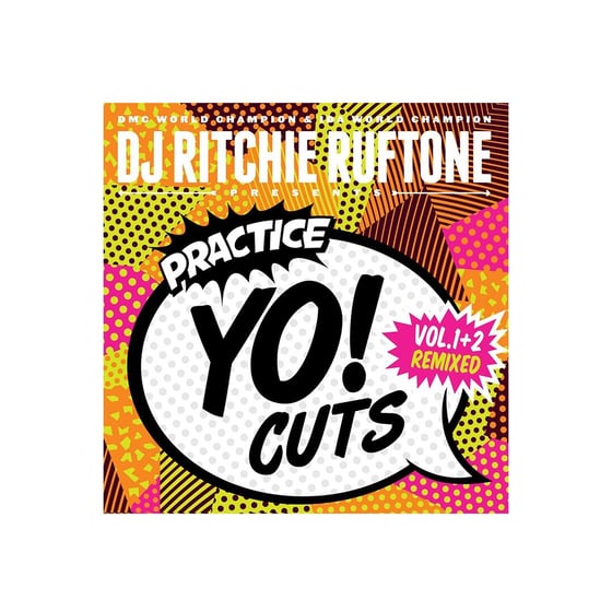 Image of Practice Yo! Cuts V1 and V2 remixed (original white 7")