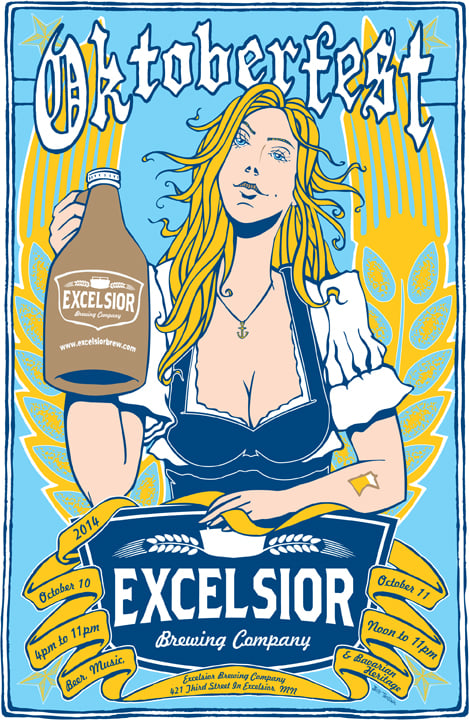 Excelsior Oktoberfest Poster 2014