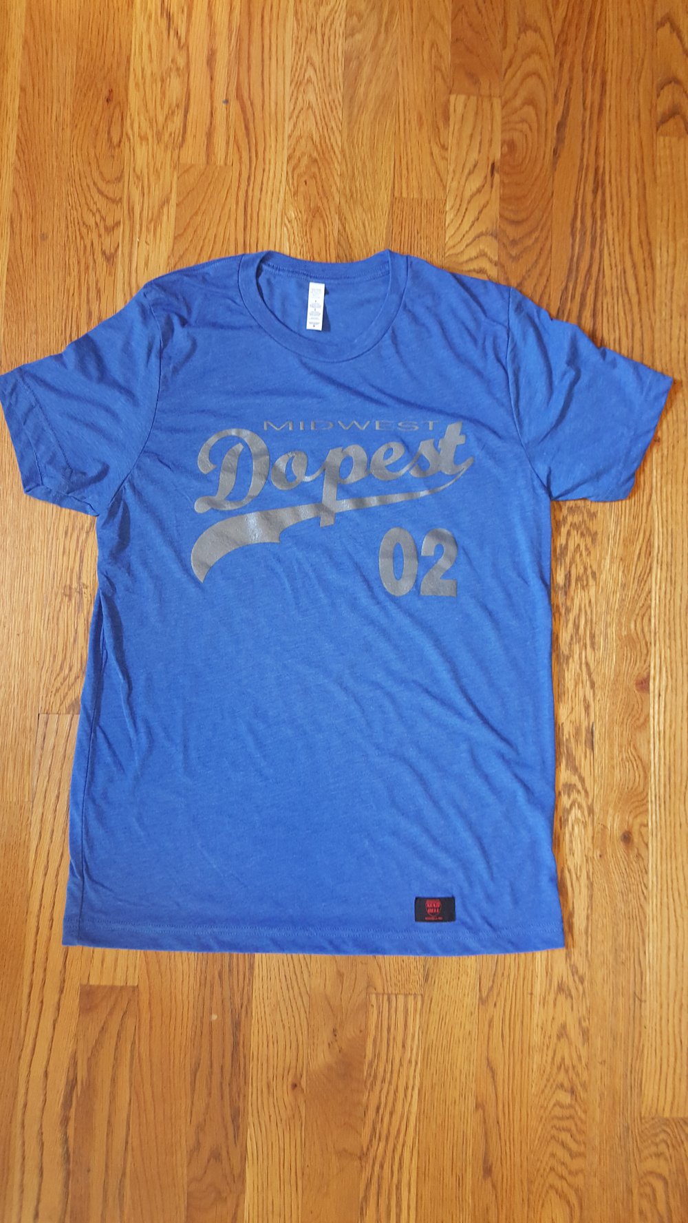 Image of MidWest Dopest Mens Vintage Ocean Blue