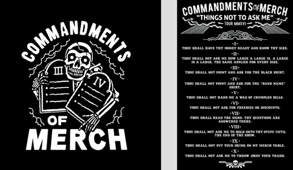 Image of Commandments Of Merch