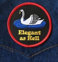 Image 1 of Elegant as Hell-iron on patch