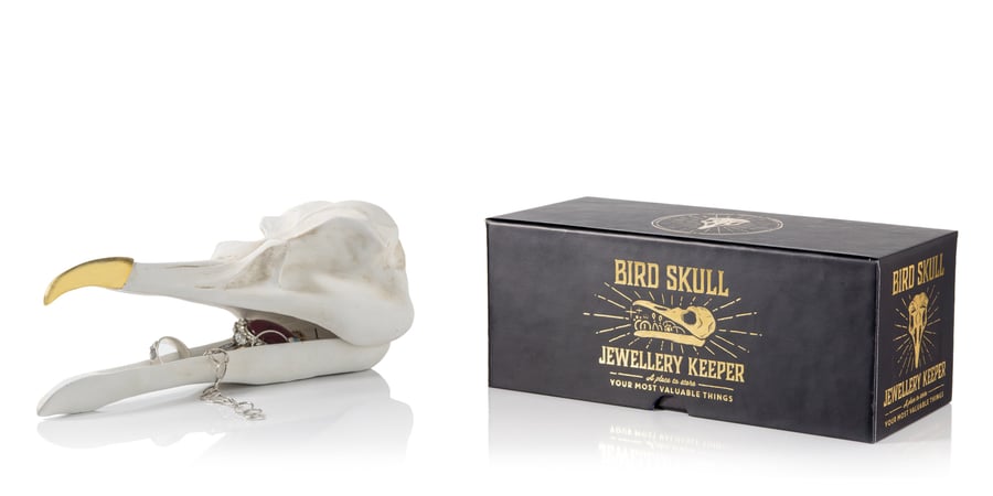 Image of Bird Skull Trinket Box
