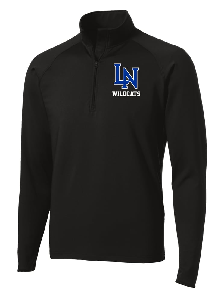 Image of Men's Sportwick Quarter Zip Pullover - Black