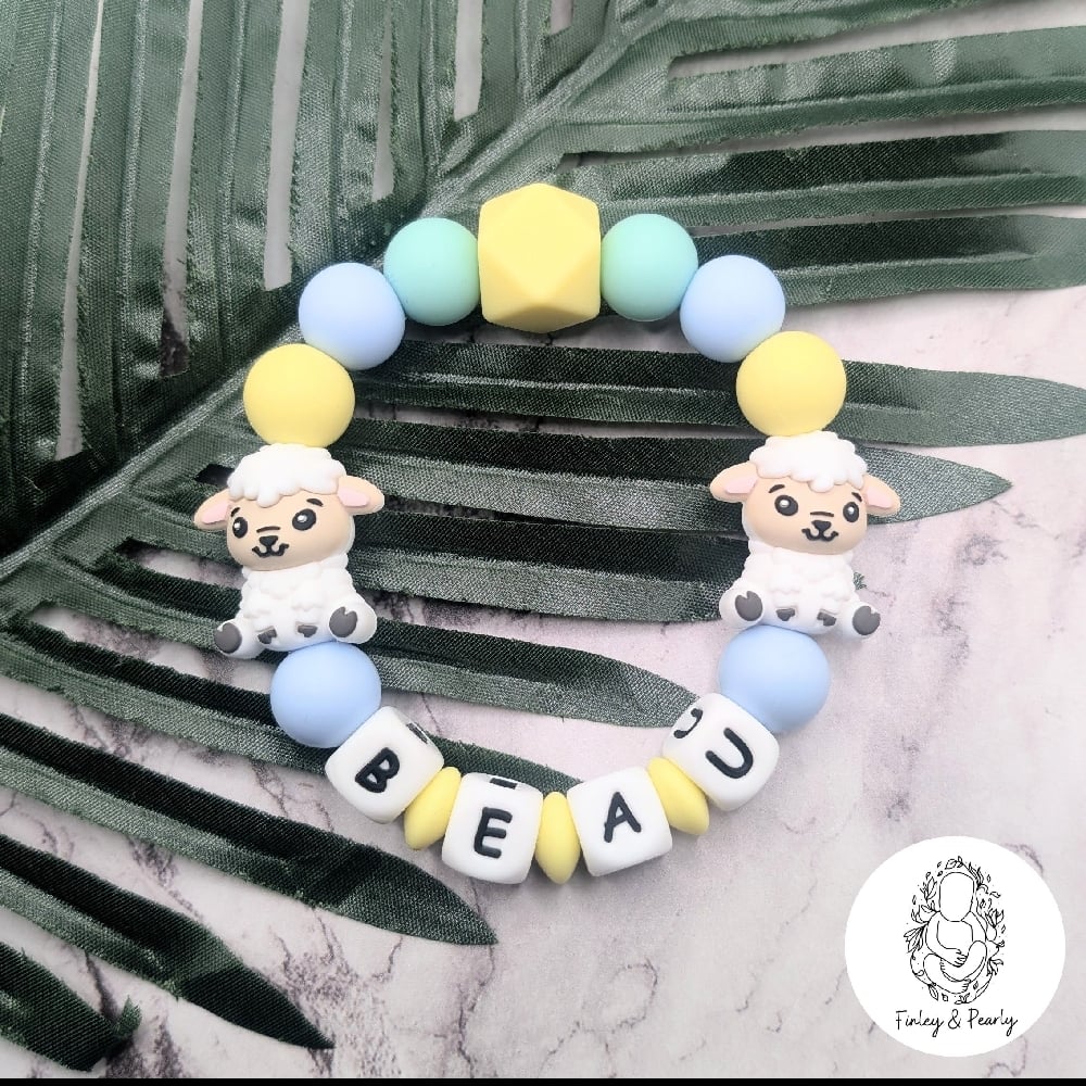 TEETHING RING: 3D Sheep