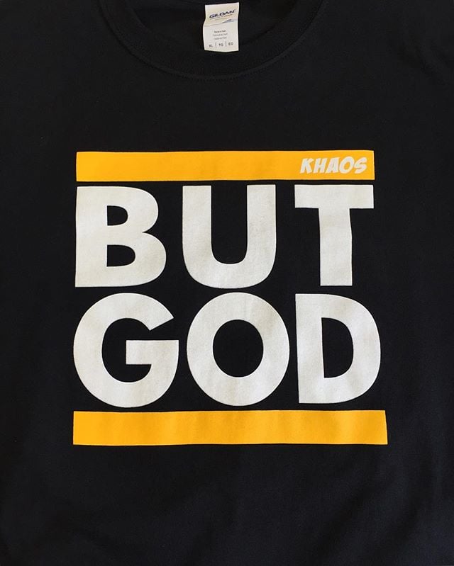 Image of BUT GOD Blk & Yellow