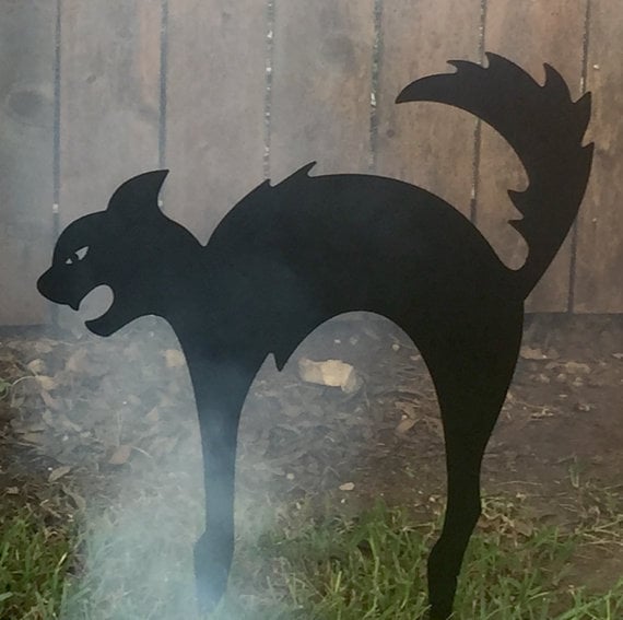 Image of Halloween Decoration - Shadow Cat