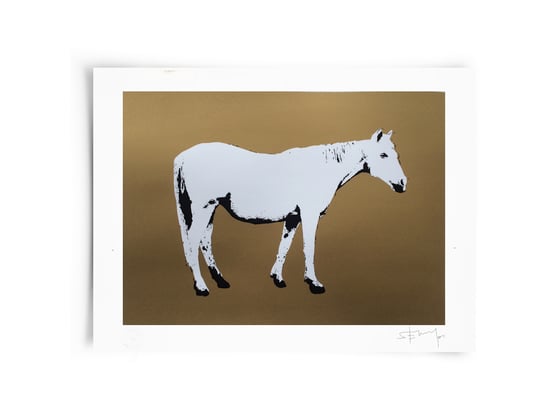 Image of Horse on paper 3rd edition - Screenprint