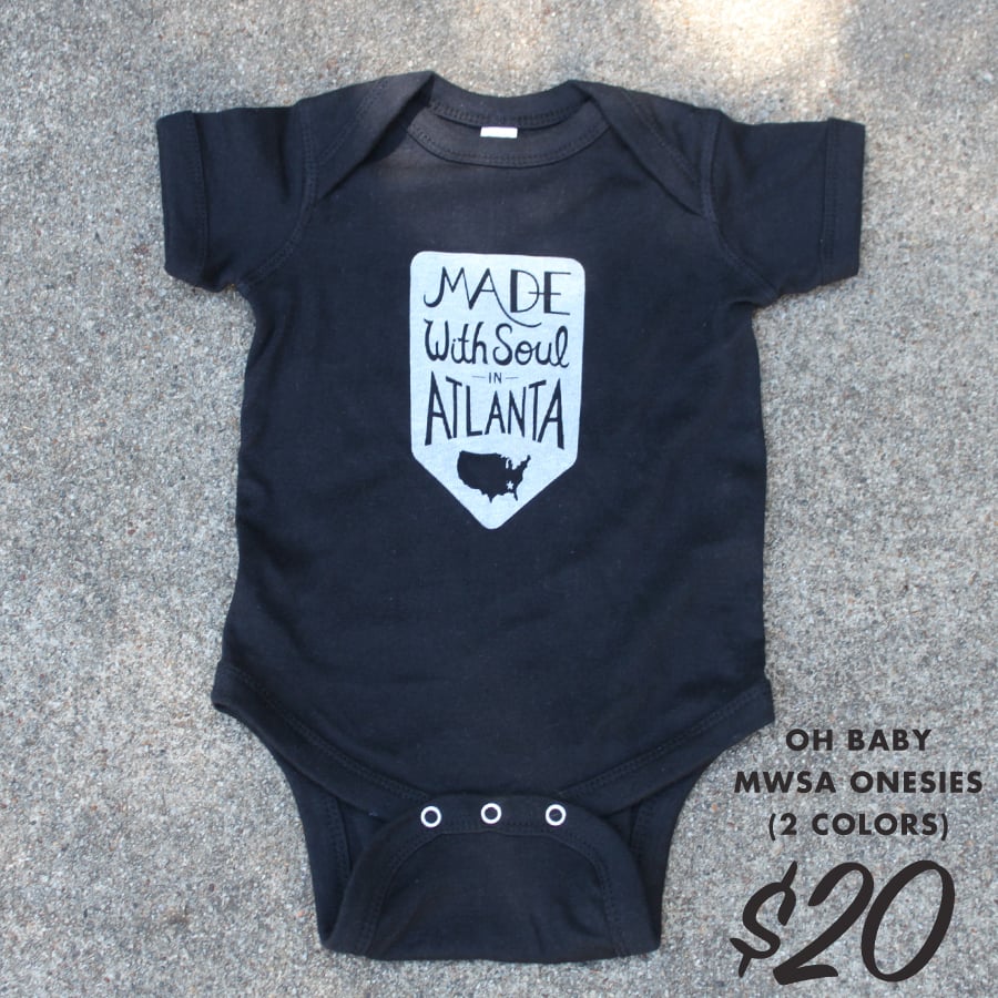 Image of Made With Soul in Atlanta onesie 