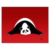 Image of "Panda Ker-Plop" Print