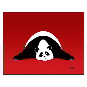 Image of "Panda Ker-Plop" Print