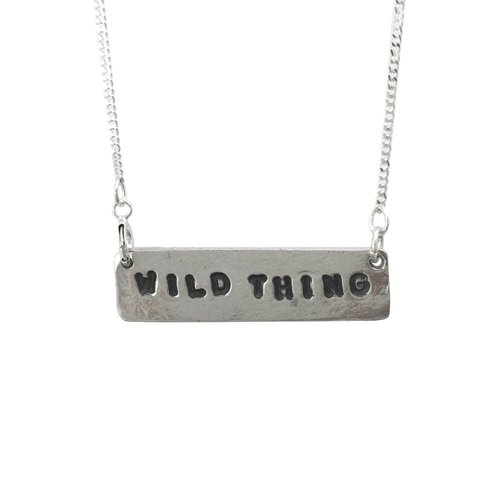 Image of Stamped Necklace Wild Thing