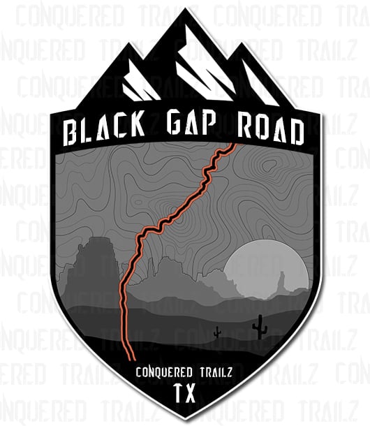 Image of "Black Gap Road" Trail Badge
