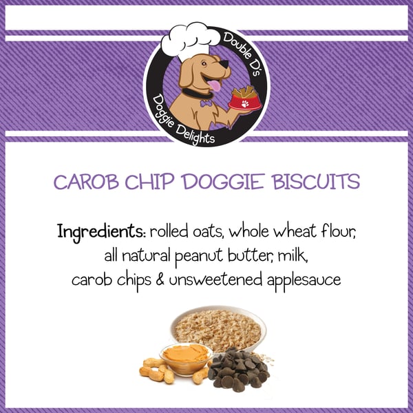 Image of Carob Chip Doggie Biscuits