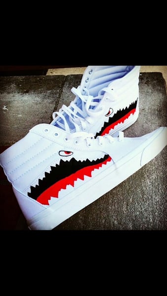 Image of Bape shark vans